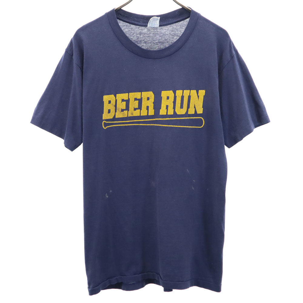 デューク 90s USA製 半袖 Tシャツ L ネイビー ATHLETIC PRODUCTS シングルステッチ オールド ヴィンテージ メンズ