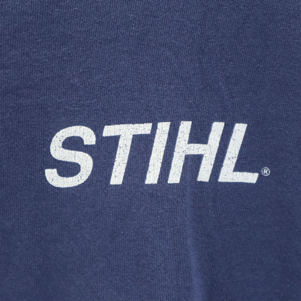 フルーツオブザルーム 90s USA製 半袖 Tシャツ XL ネイビー FRUIT OF THE LOOM シングルステッチ オールド ヴィンテージ メンズ