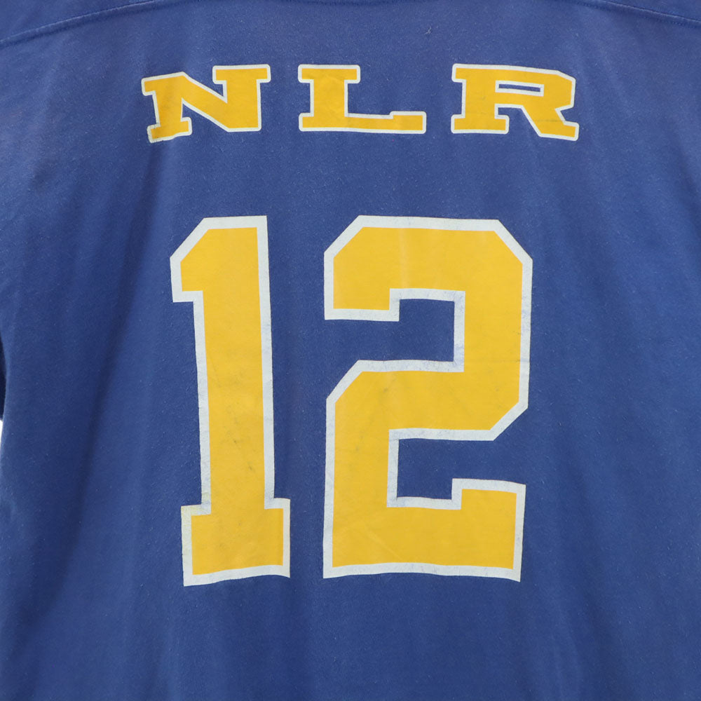 EAGLE イーグル 90s USA製 半袖 ゲーム Tシャツ L ブルー USA トリム オールド ヴィンテージ メンズ