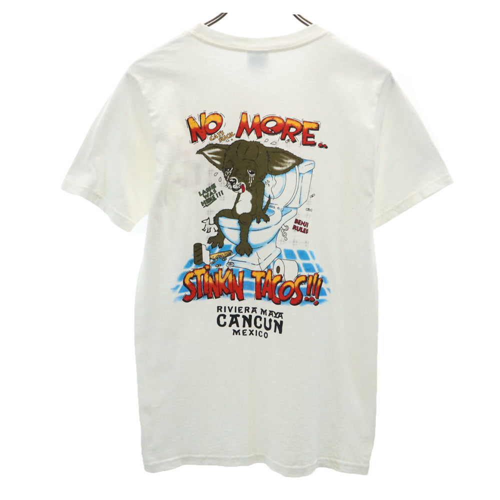 YAZBEK ヤズベキ 90s 半袖 Tシャツ S ホワイト オールド メンズ