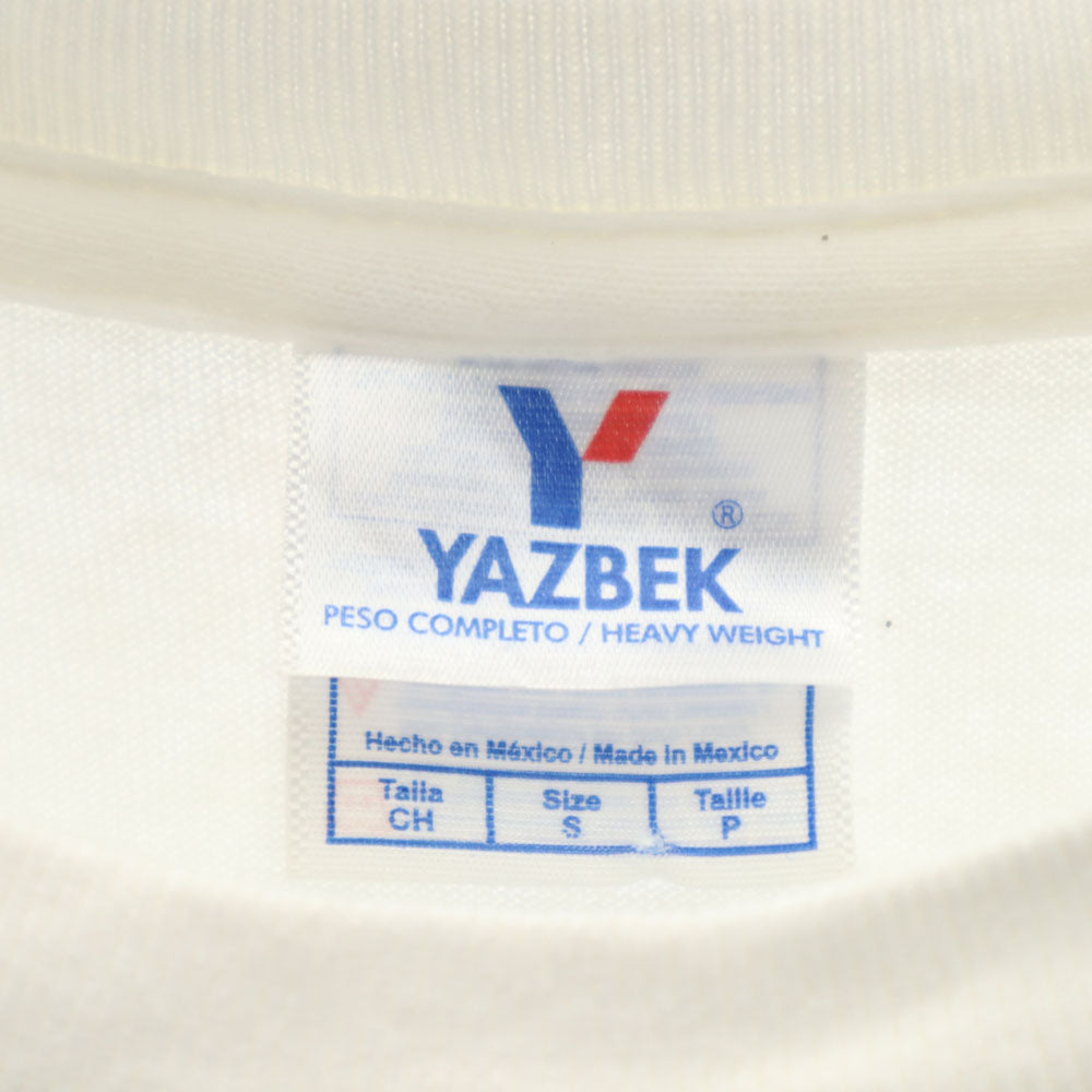 YAZBEK ヤズベキ 90s 半袖 Tシャツ S ホワイト オールド メンズ