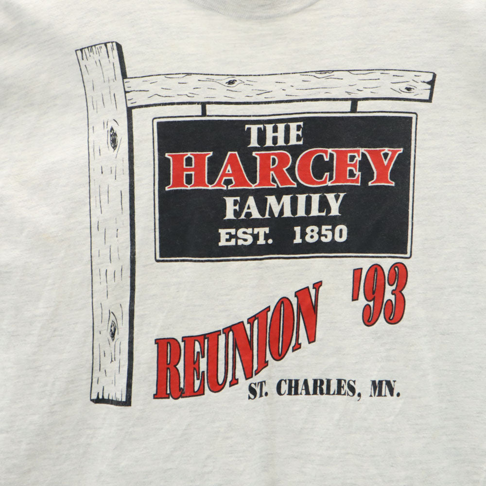 Hanes ヘインズ 80s 半袖 シングルステッチ Tシャツ M グレー ヴィンテージ メンズ