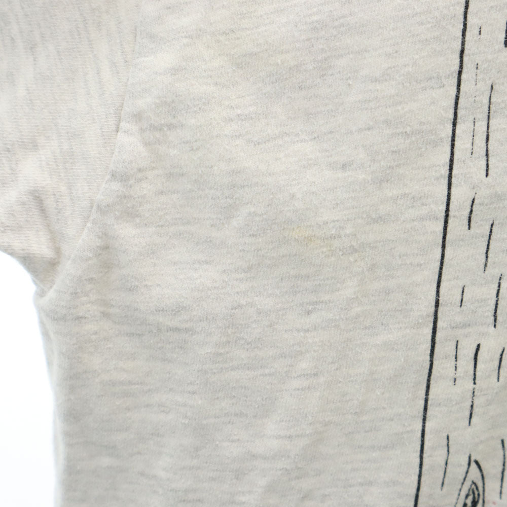 Hanes ヘインズ 80s 半袖 シングルステッチ Tシャツ M グレー ヴィンテージ メンズ