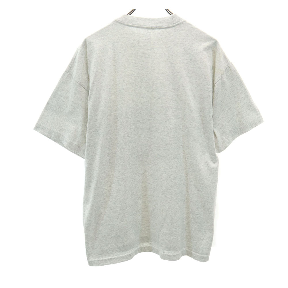 OLD オールド 90s アニマルプリント 半袖 Tシャツ グレー メンズ