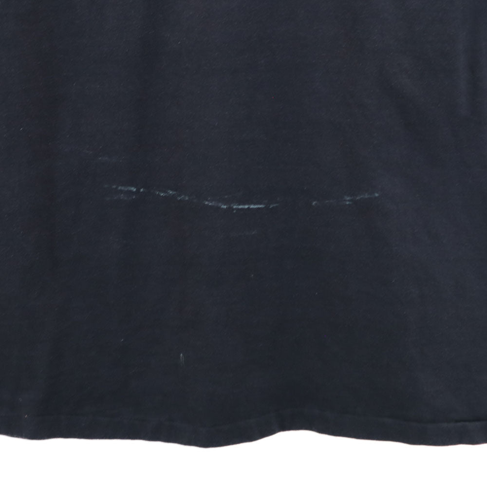 Hanes ヘインズ 90s USA製 ネイティブプリント 半袖 Tシャツ XXL ブラック シングルステッチ オールド メンズ