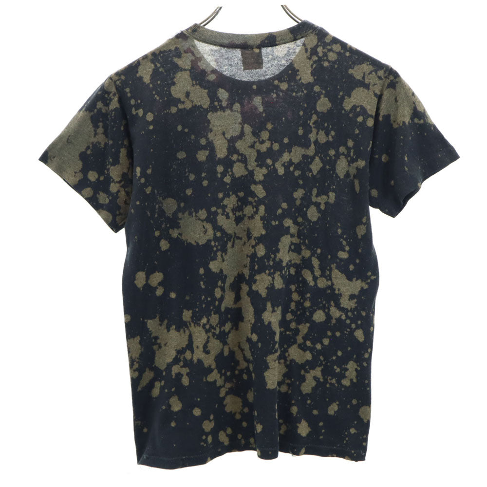 sportswear スポーツウェア 70s 80s USA製 ブリーチ加工 半袖 Tシャツ S ブラック シングルステッチ ヴィンテージ メンズ