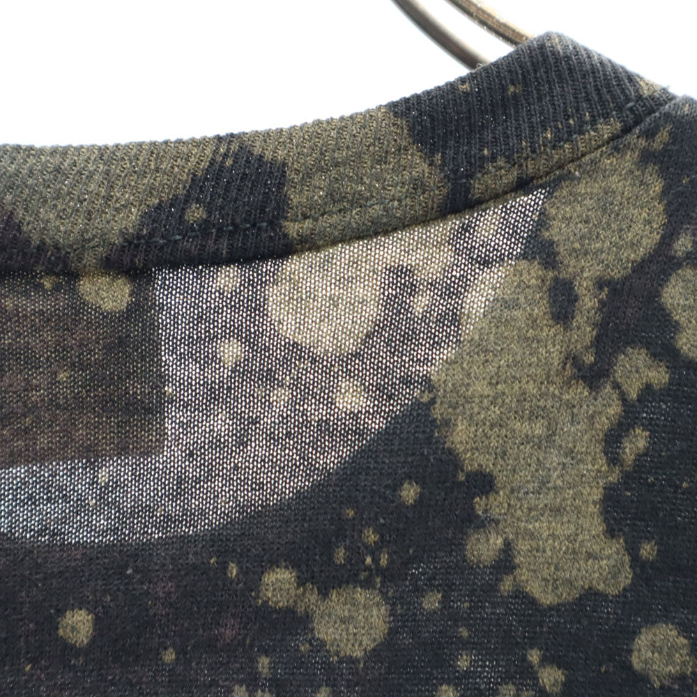 sportswear スポーツウェア 70s 80s USA製 ブリーチ加工 半袖 Tシャツ S ブラック シングルステッチ ヴィンテージ メンズ