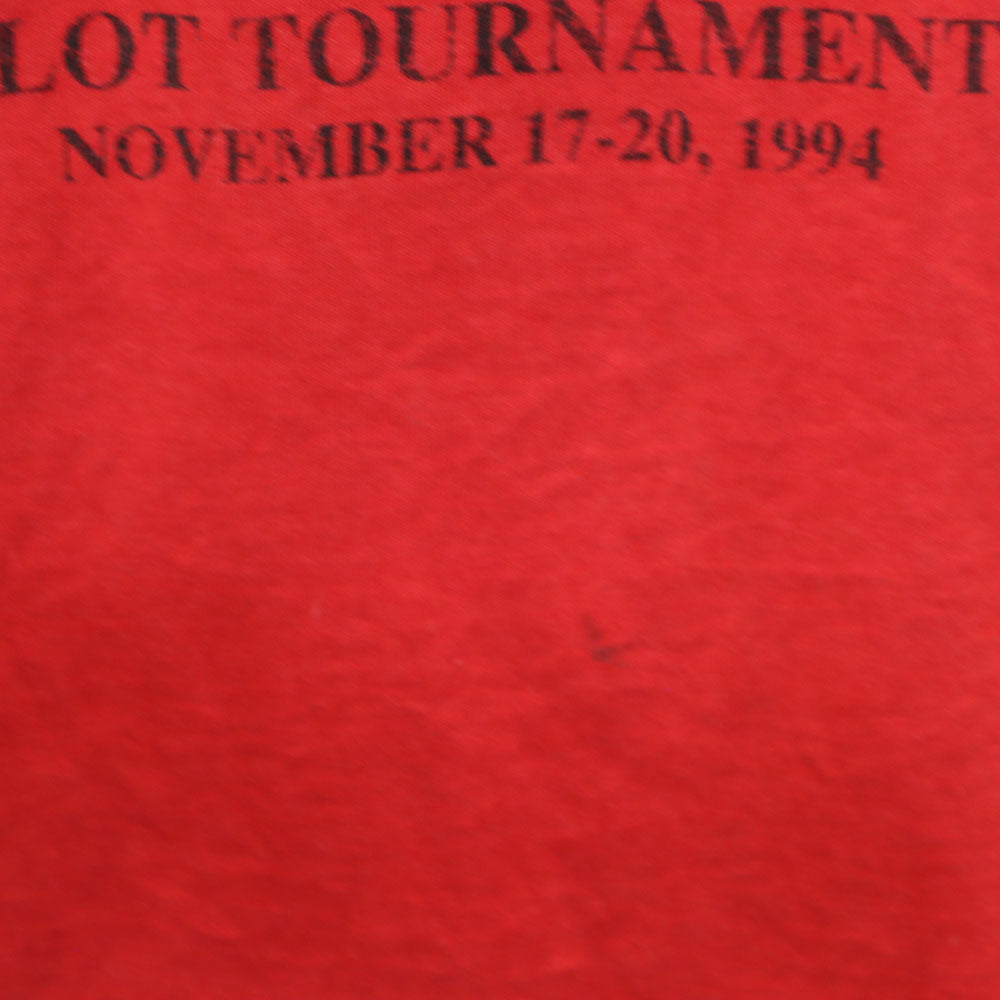 Nifty Fifties 90s プリント 半袖 Tシャツ レッド系 シングルステッチ オールド メンズ