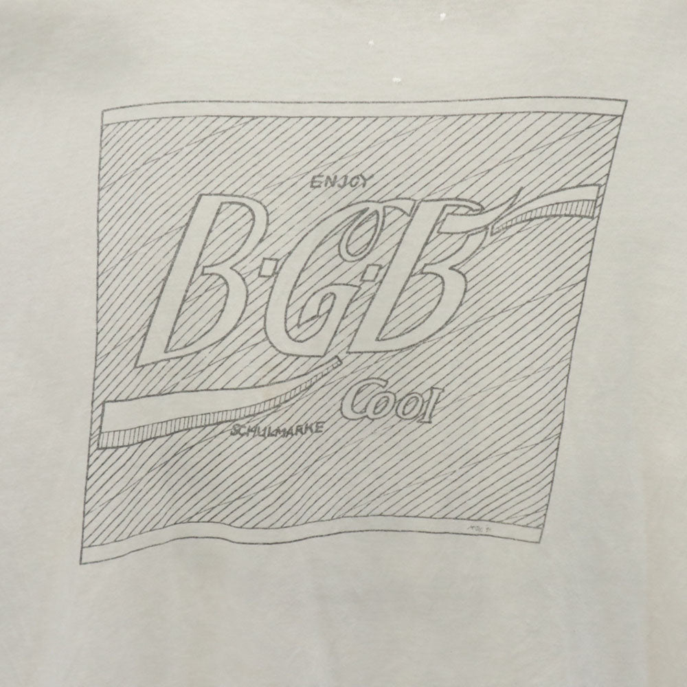 OLD オールド 90s 00s プリント 半袖 Tシャツ ホワイト系 メンズ