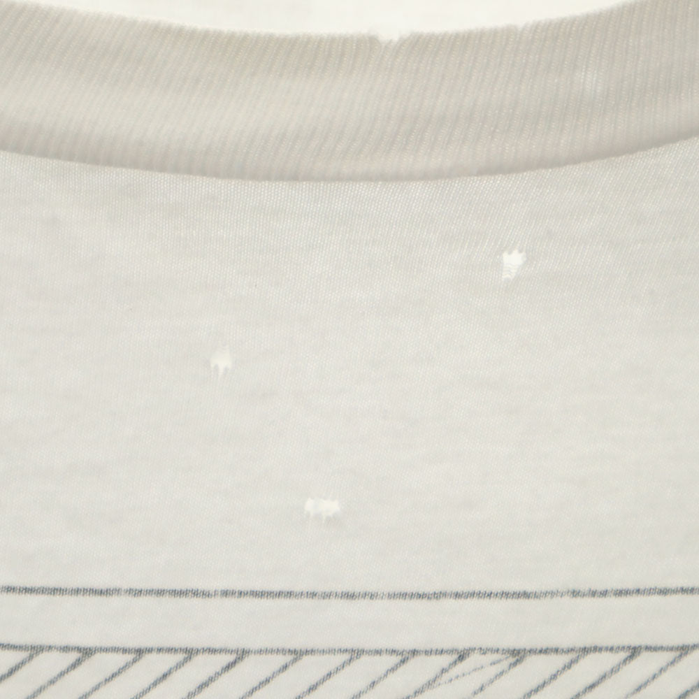 OLD オールド 90s 00s プリント 半袖 Tシャツ ホワイト系 メンズ