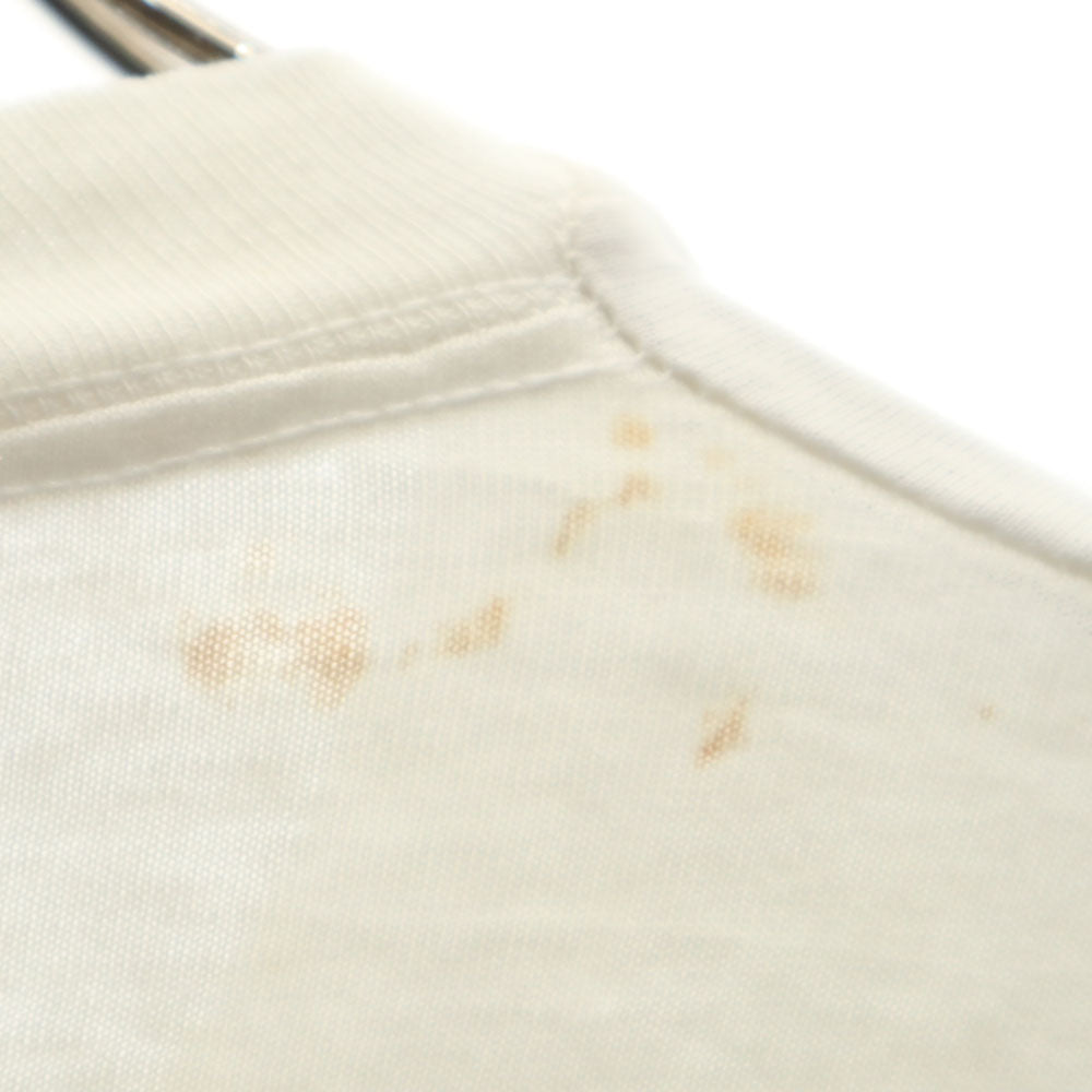 フルーツオブザルーム 90s USA製 プリント 半袖 Tシャツ XL ベージュ系 FRUIT OF THE LOOM シングルステッチ オールド メンズ