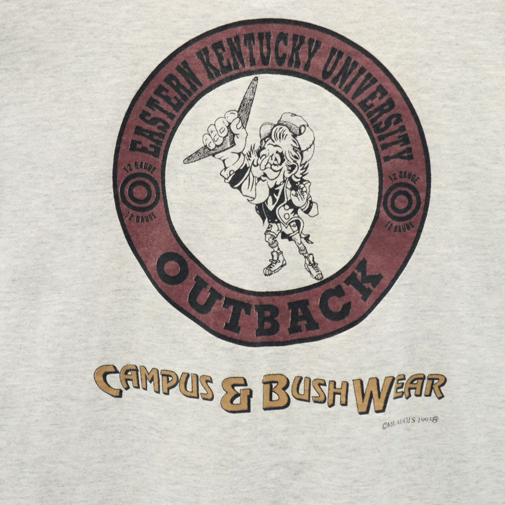 SIGNAL シグナル 90s USA製 プリント 半袖 Tシャツ M グレー系 シングルステッチ オールド メンズ