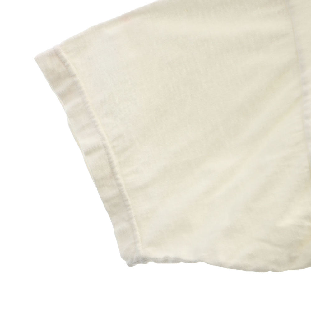 OLD オールド 90s 00s プリント 半袖 Tシャツ アイボリー メンズ