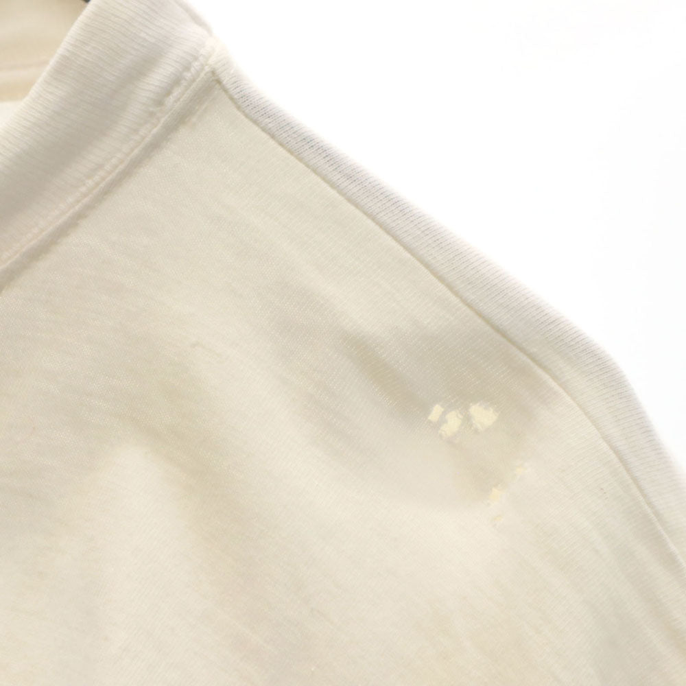 OLD オールド 90s 00s プリント 半袖 Tシャツ アイボリー メンズ