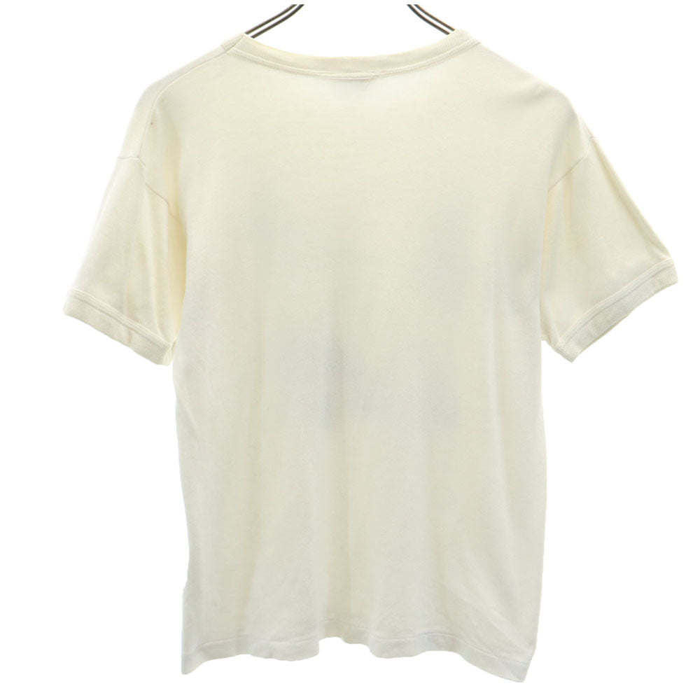 GOLDEN WHEEL オールド アニマル パンダ 半袖 トリム Tシャツ 36 アイボリー系 GOLDEN WHEEL メンズ