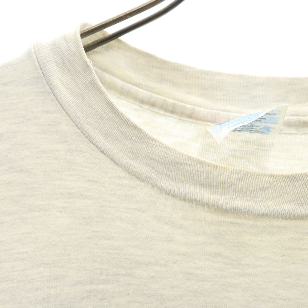 ヘインズ 90s USA製 JARED'S KIDS 半袖 シングルステッチ オールド Tシャツ XL ライトグレー Hanes BEEFY-T シングルステッチ メンズ