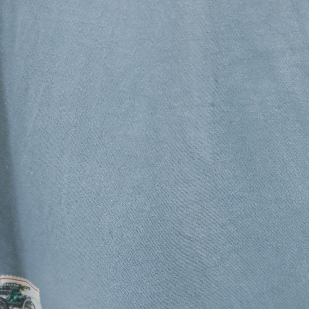 ヘインズ 90s USA製 半袖 シングルステッチ オールド Tシャツ XL ブルーグレー Hanes BEEFY-T メンズ