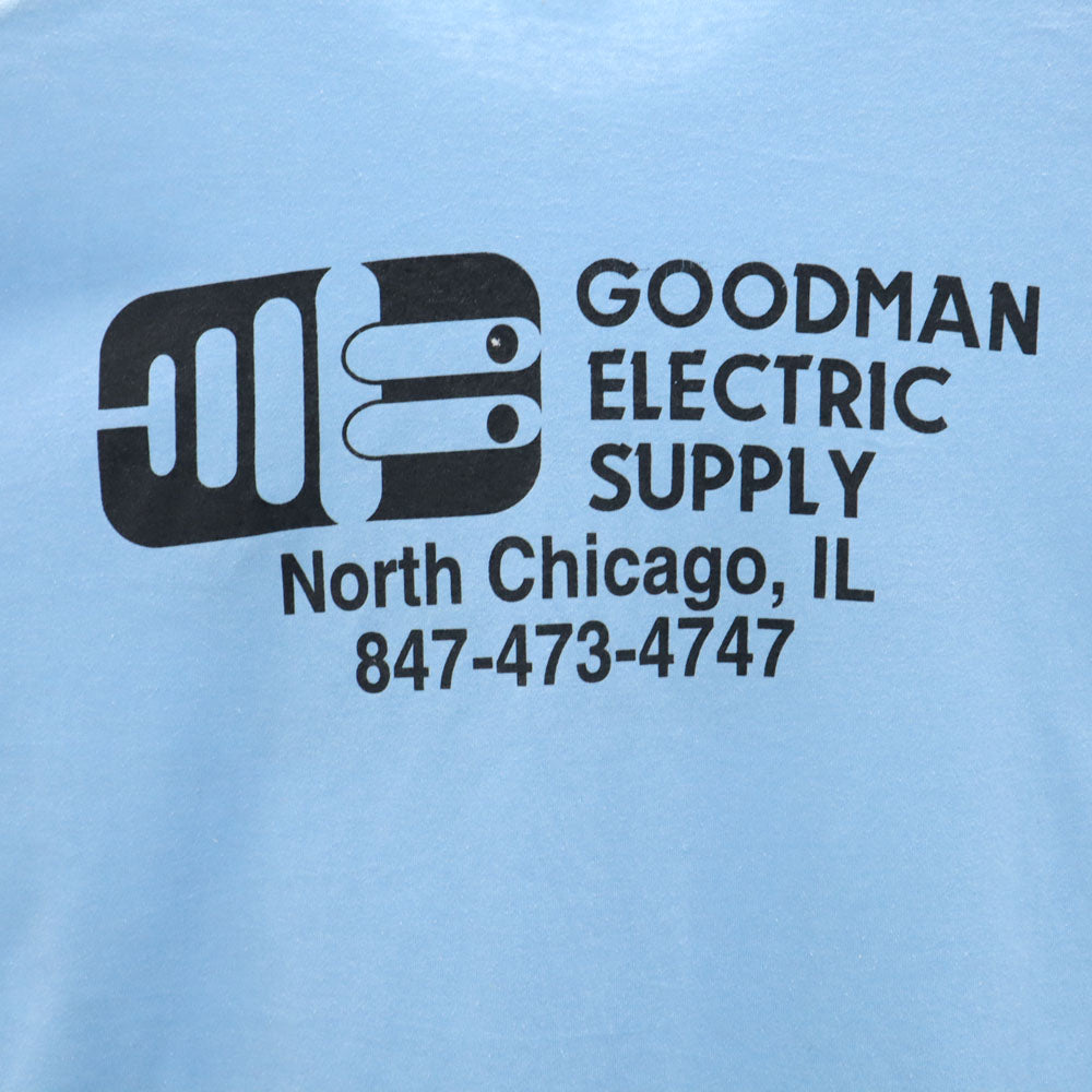 HeF-T ヘフト 90s USA製 半袖 シングルステッチ オールド Tシャツ XXL 水色 ビッグサイズ メンズ