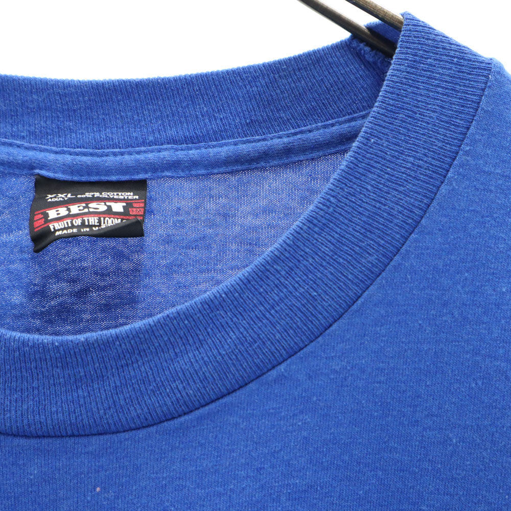 FRUIT OF THE LOOM フルーツオブザルーム 90s USA製 ネイティブプリント 半袖 ツーソン アリゾナ Tシャツ XXL ブルー BEST シングルステッチ オールド TUCSON ARIZONA ビッグサイズ メンズ