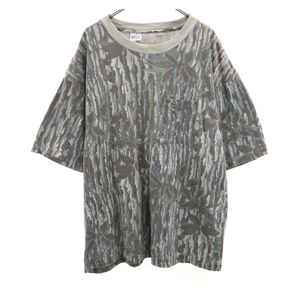 Libertee's 90s リアルツリーカモ 半袖 シングルステッチ オールド Tシャツ 3X ブラウン系 ビックサイズ メンズ