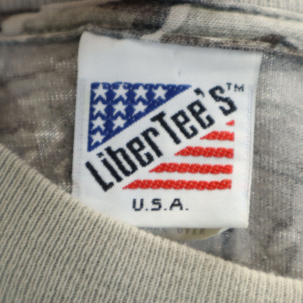 Libertee's 90s リアルツリーカモ 半袖 シングルステッチ オールド Tシャツ 3X ブラウン系 ビックサイズ メンズ