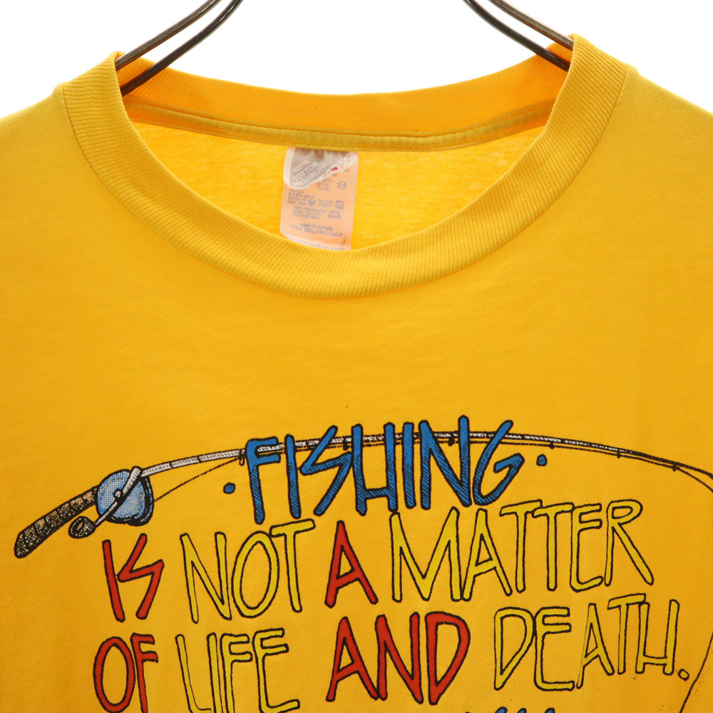 JERZEES ジャージーズ 90s USA製 オールド 半袖 シングルステッチ Tシャツ XL イエロー系 メンズ