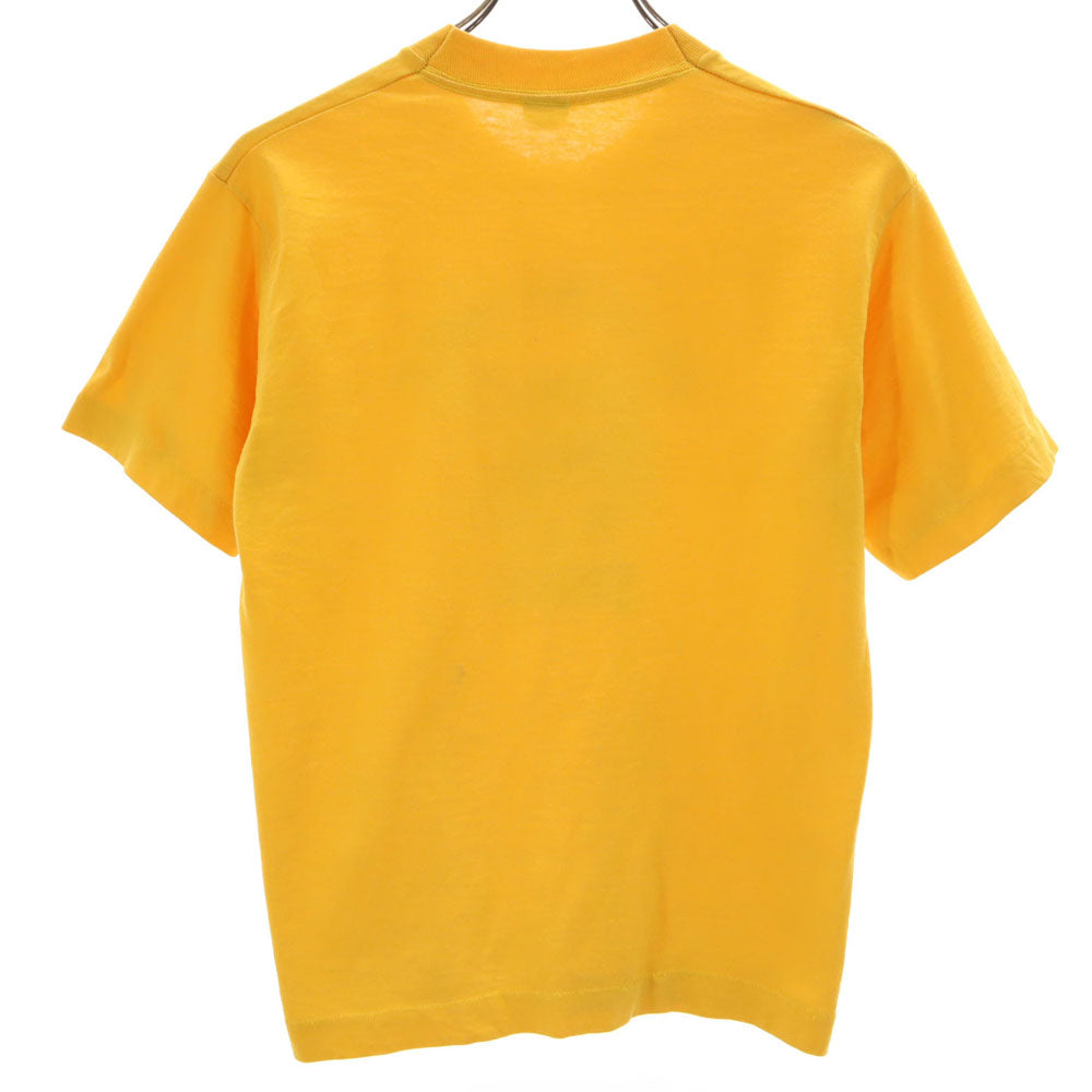 FRUIT OF THE LOOM フルーツオブザルーム 90s USA製 オールド 半袖 シングルステッチ Tシャツ 14-16 イエロー系 キッズ
