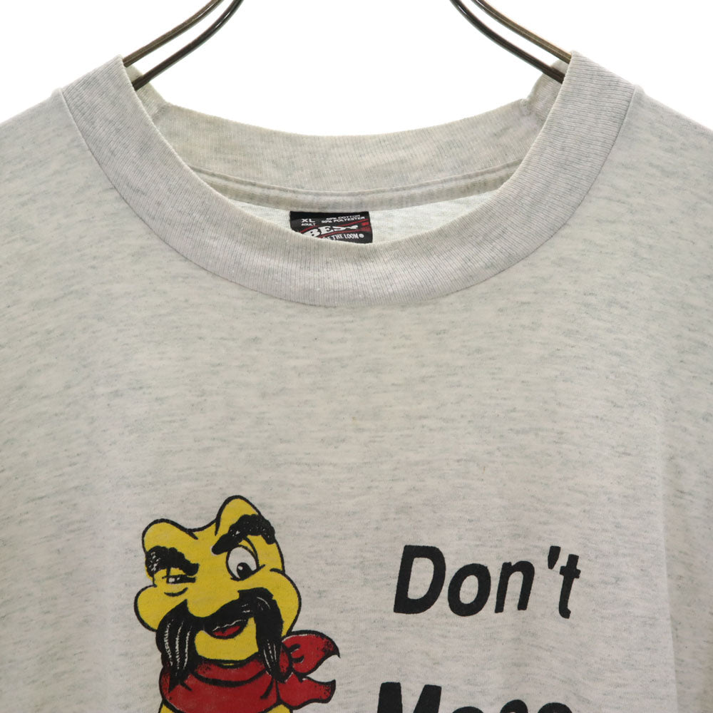 フルーツオブザルーム 90s USA製 オールド 半袖 シングルステッチ Tシャツ XL グレー FRUIT OF THE LOOM メンズ