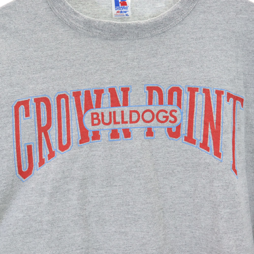 RUSSELL ATHLETIC ラッセルアスレチック 90s USA製 オールド 半袖 シングルステッチ Tシャツ XL グレー NUBLEND メンズ