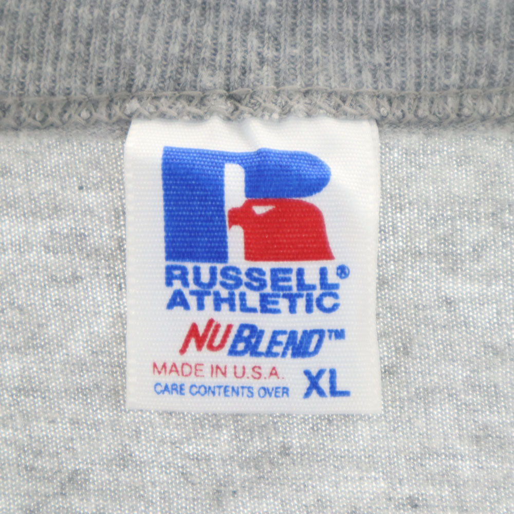 RUSSELL ATHLETIC ラッセルアスレチック 90s USA製 オールド 半袖 シングルステッチ Tシャツ XL グレー NUBLEND メンズ