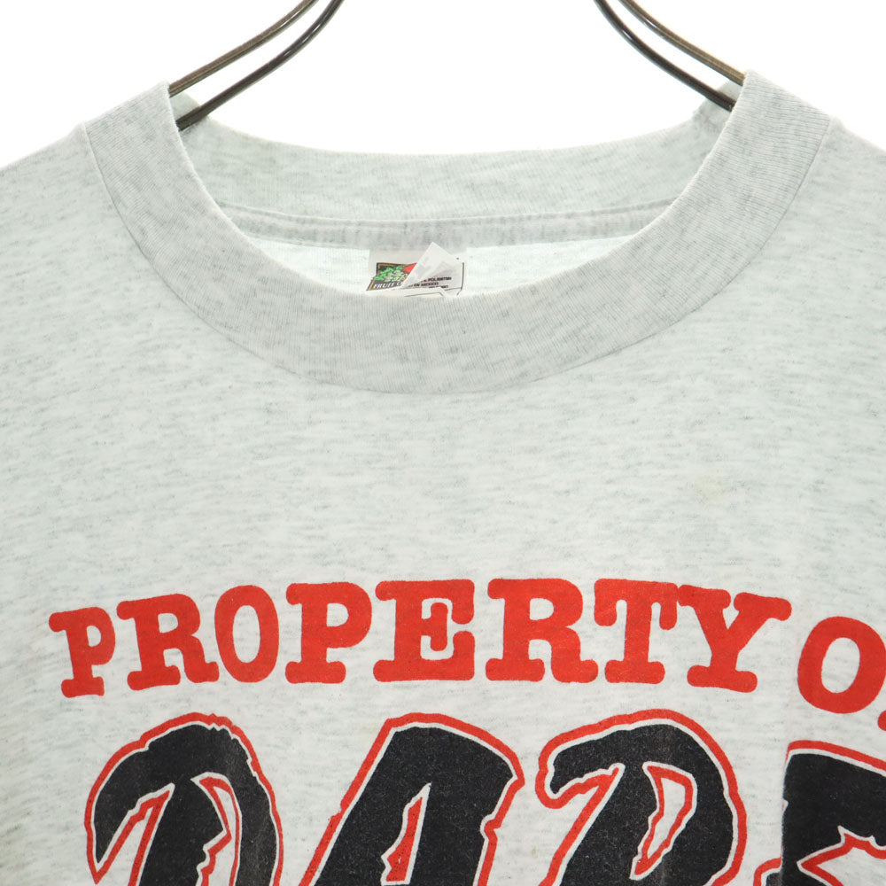 FRUIT OF THE LOOM フルーツオブザルーム 90s USA製 オールド 半袖 シングルステッチ Tシャツ XL グレー系 メンズ