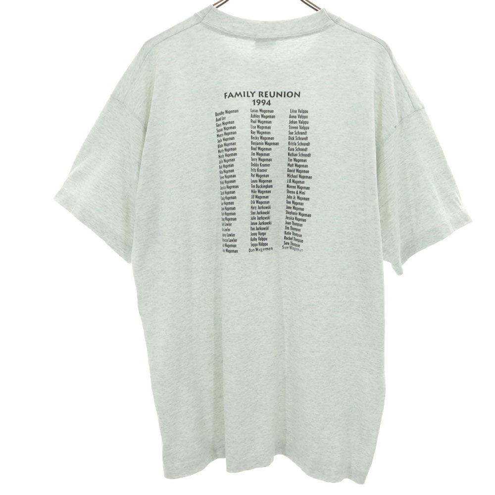 FRUIT OF THE LOOM フルーツオブザルーム 90s USA製 オールド 半袖 シングルステッチ Tシャツ XL グレー メンズ