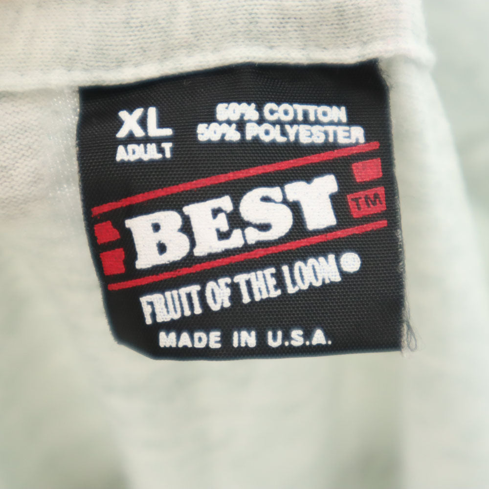 FRUIT OF THE LOOM フルーツオブザルーム 90s USA製 オールド 半袖 シングルステッチ Tシャツ XL グレー メンズ