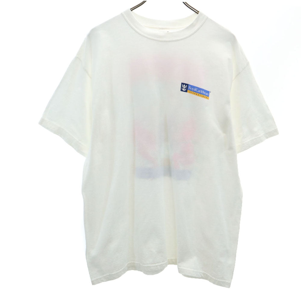 アンヴィル 90s 00s バックプリント カジノ 半袖 オールド Tシャツ L ホワイト anvil CASINO メンズ