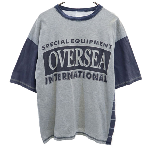 オールド 90s 00s OVERSEA 半袖 Tシャツ グレー OLD メンズ