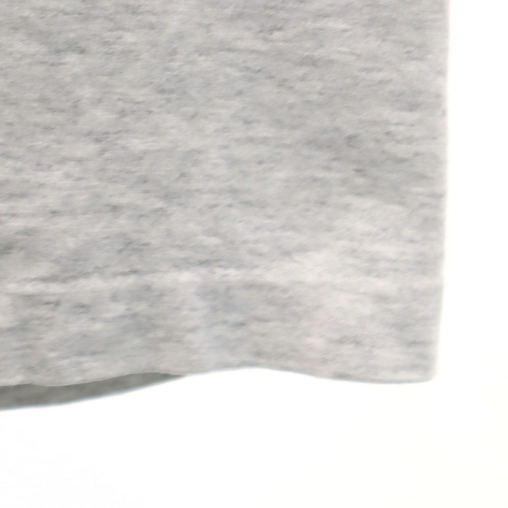 OLD オールド 90s バイカラー 半袖 シングルステッチ ヘンリーネック Tシャツ ライトグレー ボウリング メンズ