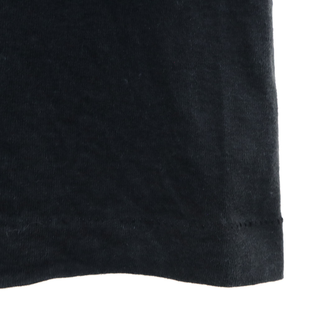 FRUIT OF THE LOOM フルーツオブザルーム 90s USA製 オールド シングルステッチ プリント 半袖 Tシャツ XL ブラック系 メンズ