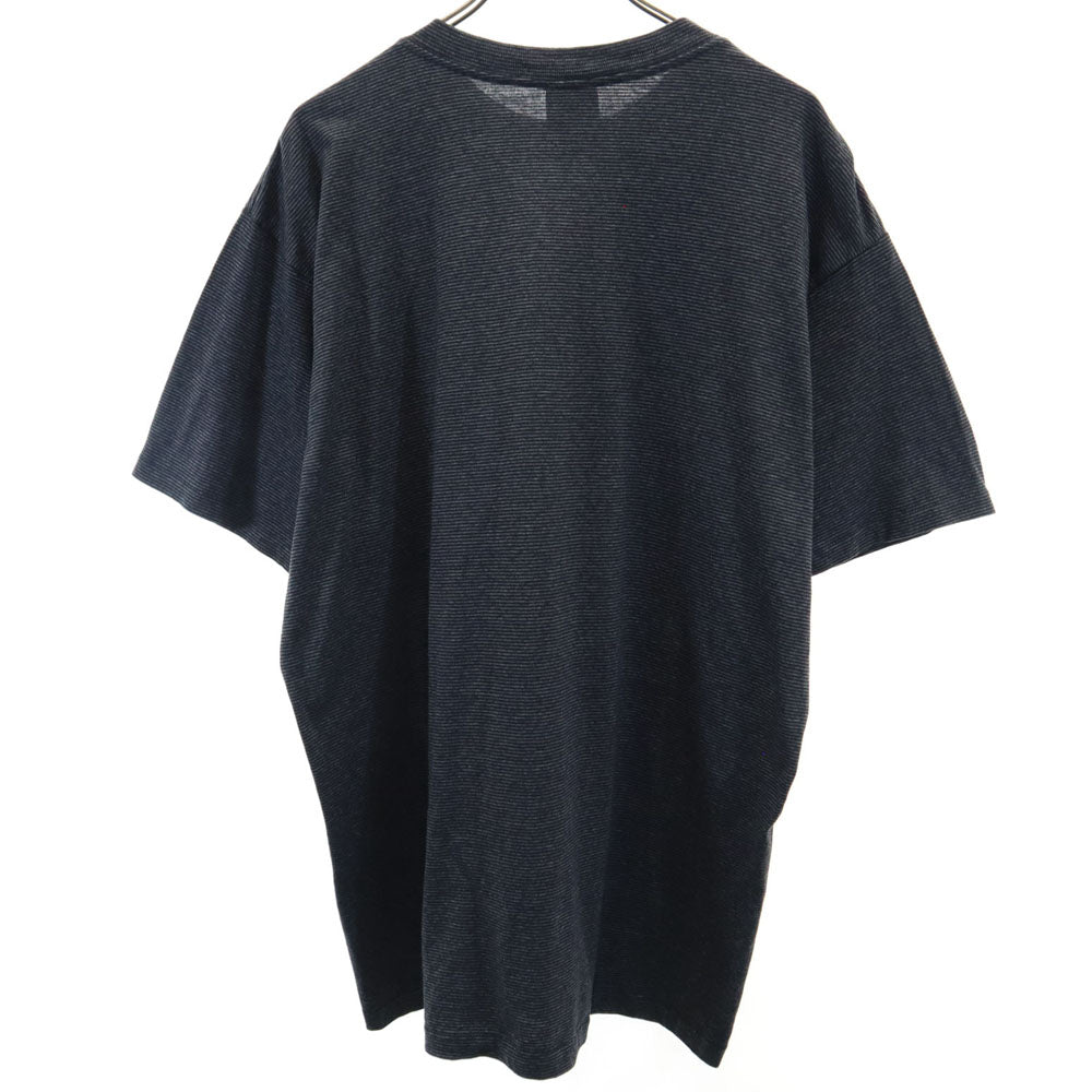 TENNESSEE RIVER テネシーリバー 90s USA製 オールド シングルステッチ ボーダー 半袖 Tシャツ XL グレー系 メンズ