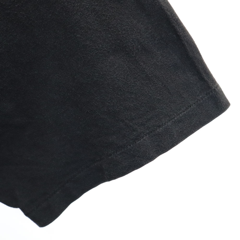 OLD オールド 90s シングルステッチ プリント 半袖 Tシャツ ブラック系 メンズ