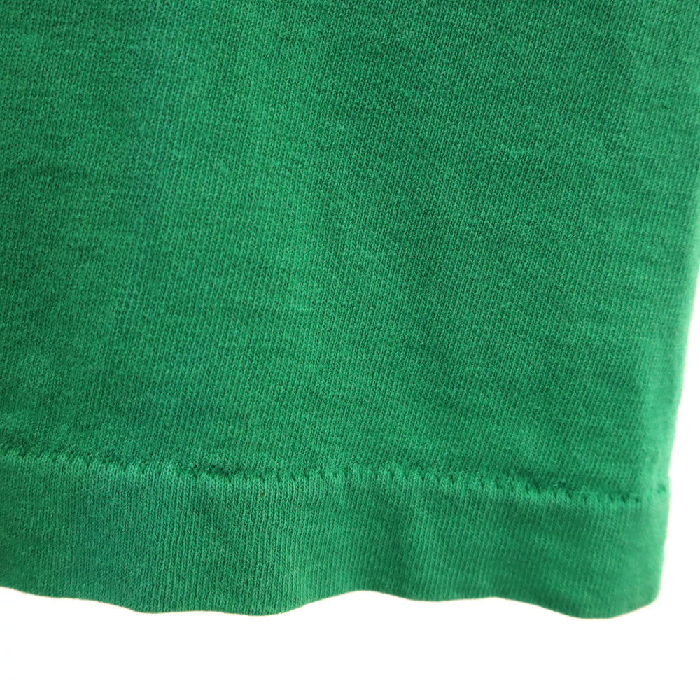 FRUIT OF THE LOOM フルーツオブザルーム 90s USA製 オールド シングルステッチ プリント 半袖 Tシャツ XL グリーン系 メンズ