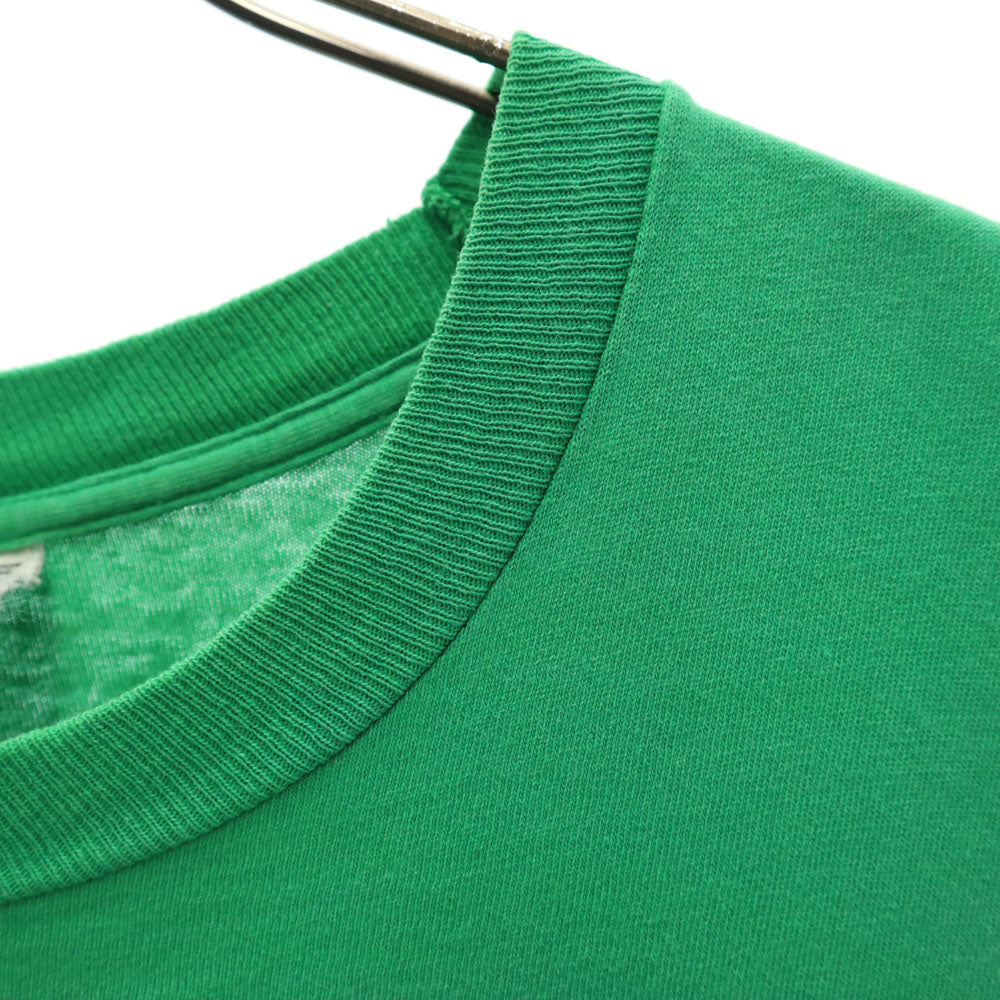 FRUIT OF THE LOOM フルーツオブザルーム 90s USA製 オールド シングルステッチ プリント 半袖 Tシャツ XL グリーン系 メンズ