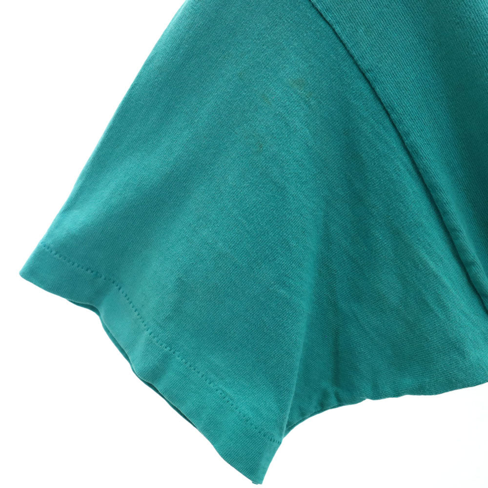 FRUIT OF THE LOOM フルーツオブザルーム 90s USA製 オールド シングルステッチ プリント 半袖 Tシャツ M グリーン系 メンズ