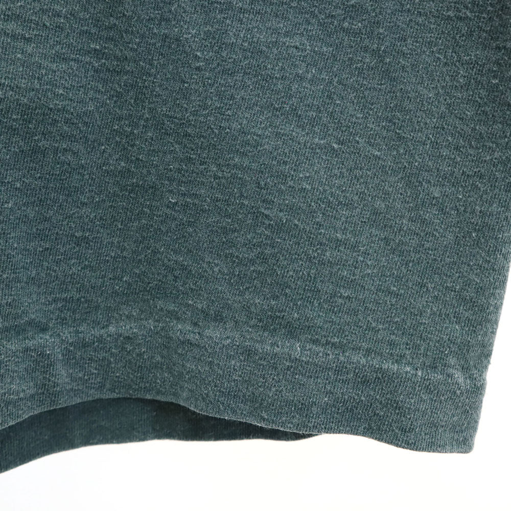 anbil アンビル 90s USA製 オールド シングルステッチ ネイティブプリント 半袖 Tシャツ XL グリーン系 メンズ