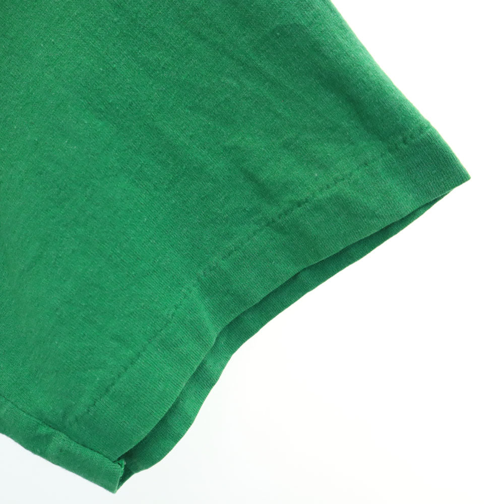 TRENCH トレンチ 80s USA製 ヴィンテージ 半袖 シングルステッチ Tシャツ XL グリーン メンズ