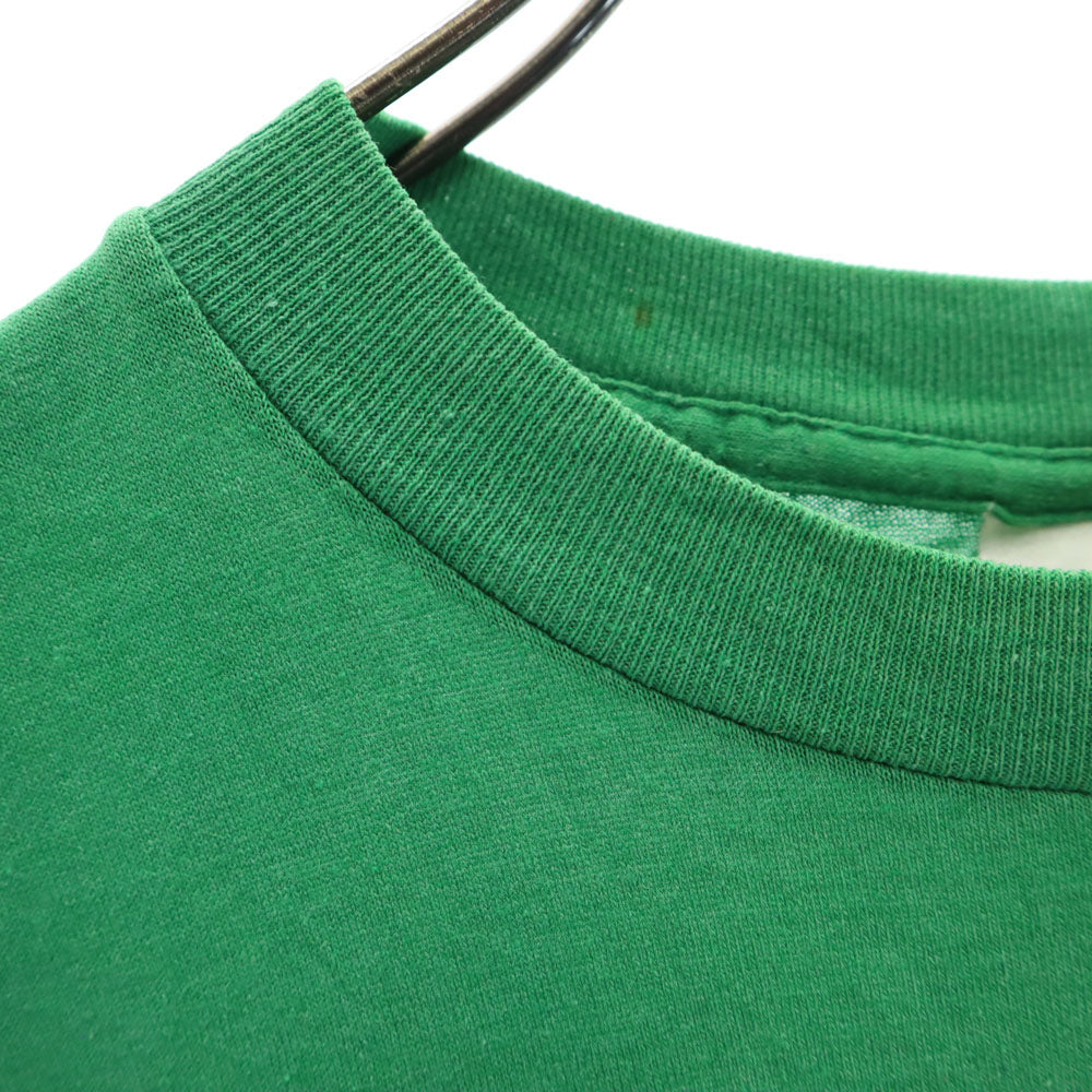 TRENCH トレンチ 80s USA製 ヴィンテージ 半袖 シングルステッチ Tシャツ XL グリーン メンズ