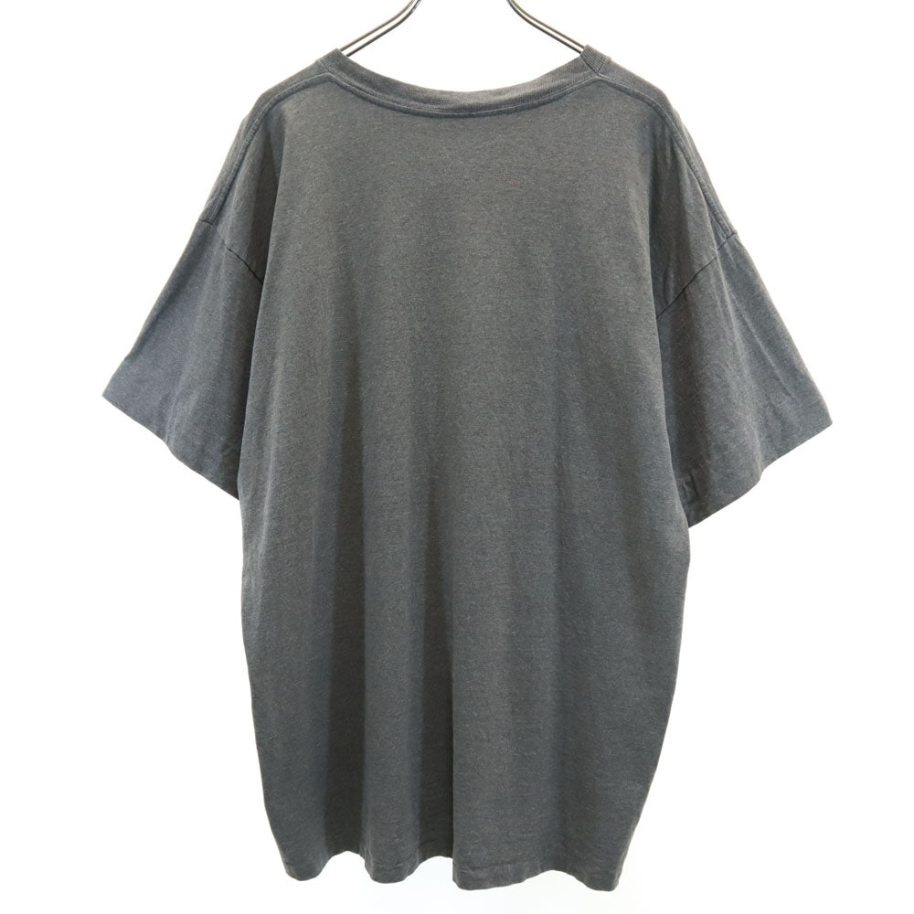 ALORE アローレ 90s USA製 オールド namaste プリント 半袖 Tシャツ 2XL グレー ビッグサイズ メンズ