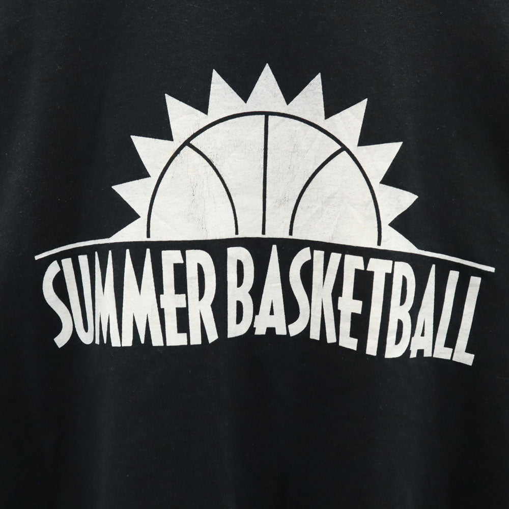 FRUIT OF THE LOOM フルーツオブザルーム 90s USA製 オールド バスケットボール 半袖 シングルステッチ Tシャツ L ブラック BEST メンズ