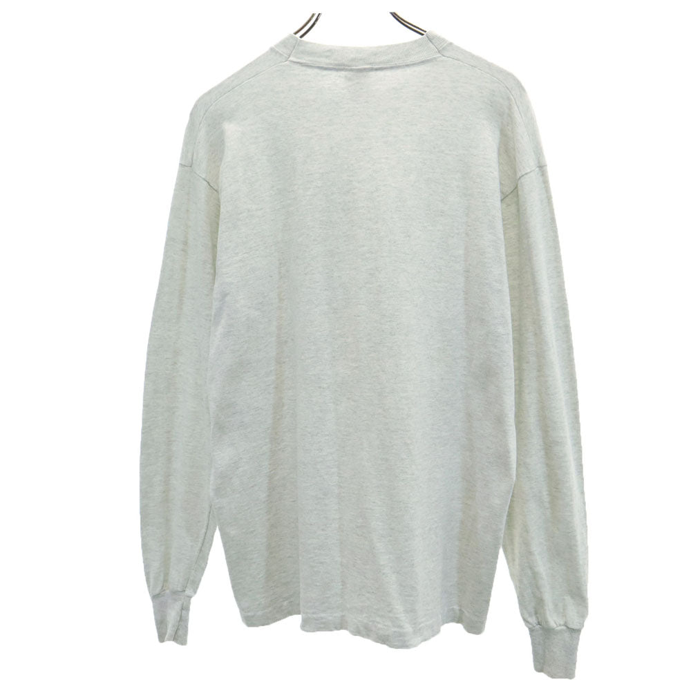 FRUIT OF THE LOOM フルーツオブザルーム 90s USA製オールド 長袖 Tシャツ L グレー ロンT メンズ