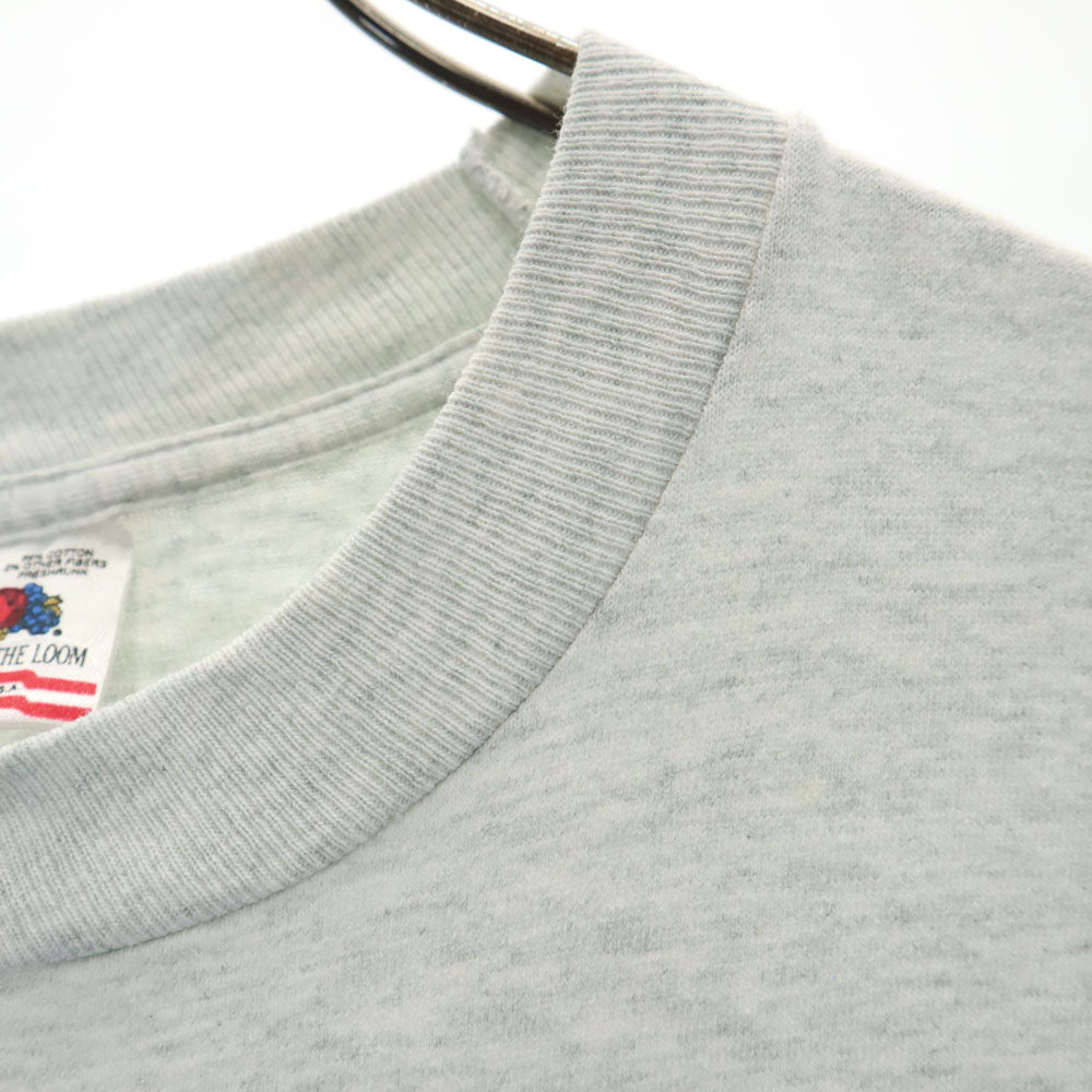 FRUIT OF THE LOOM フルーツオブザルーム 90s USA製オールド 長袖 Tシャツ L グレー ロンT メンズ