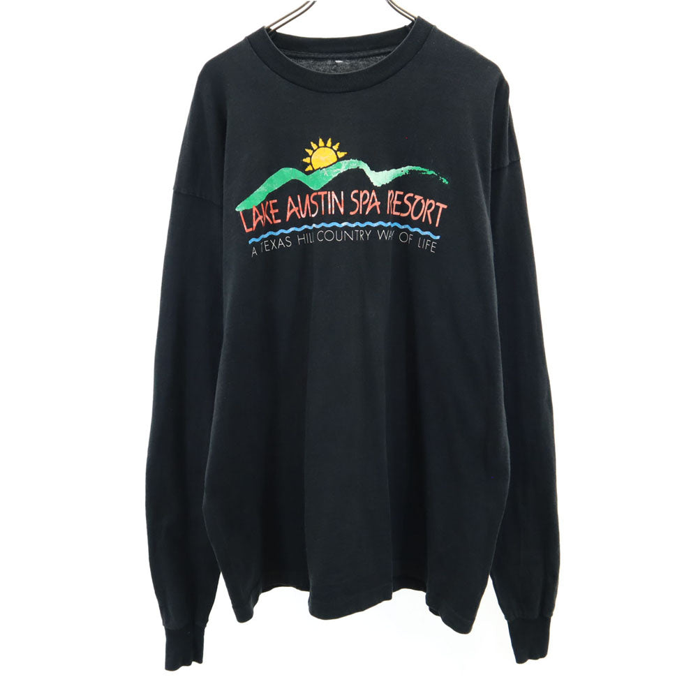 OLD オールド 90s 長袖 Tシャツ 黒 ロンT ビックサイズ メンズ